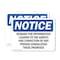 Signmission Reward For Information Leading To The Arrest, 14 in W x Rectangle, Plastic OS-2PACK-NS-P-1014-L-18102 - alternate 1